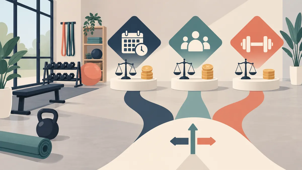 Illustration for Glofox vs Mindbody vs PushPress for Solopreneurs: Which Is Worth Paying For